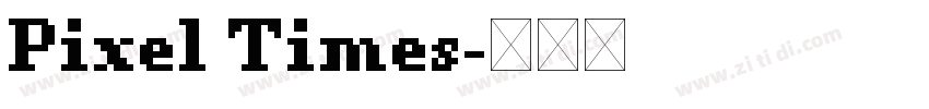 Pixel Times字体转换